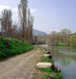 percorso lungo tevere